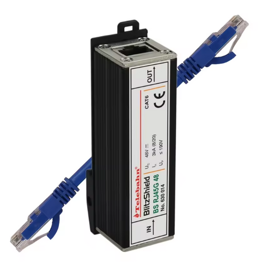 Protector contra Sobretensiones Ethernet BlitzShield BS RJ45G 48