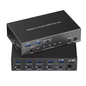Switch KVM 4K @ 60Hz con 4 Puertos
